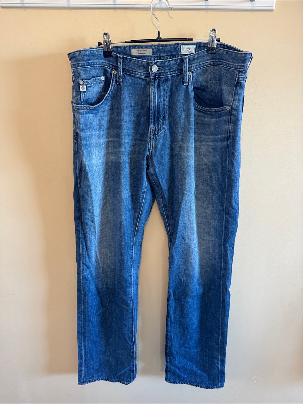 The Matchbox Men's Slim Straight Fit Blue Denim Jeans